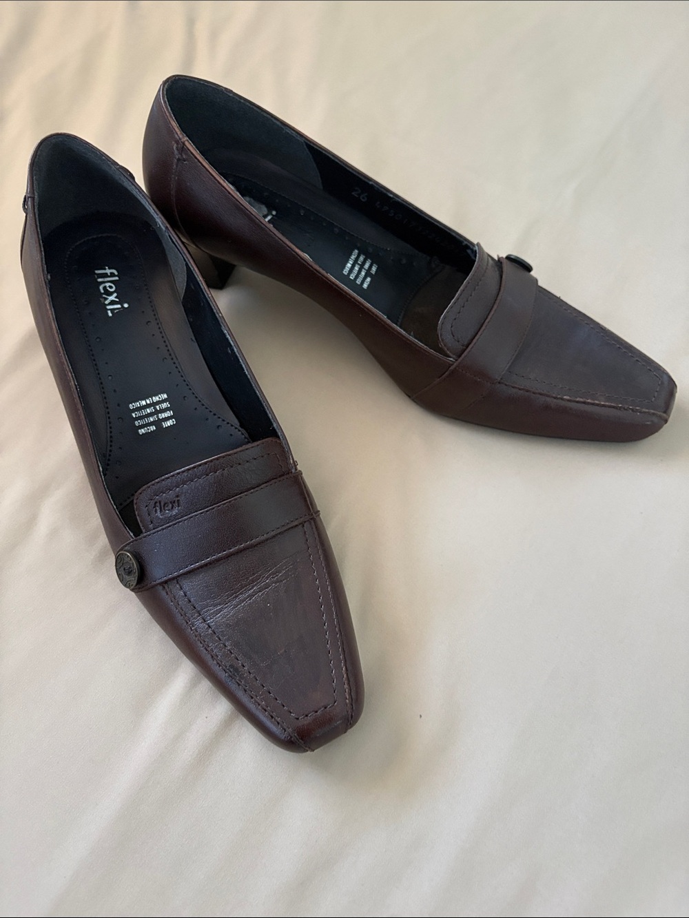 Flexi Dark Brown Women's Heels